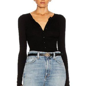 Enza Costa Silk Rib Fitted Cardigan